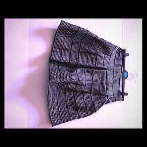 Silver & Black Skirt